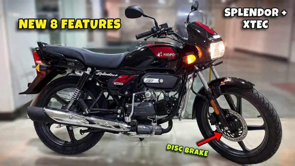 Image of the new 2025 Hero Splendor Plus