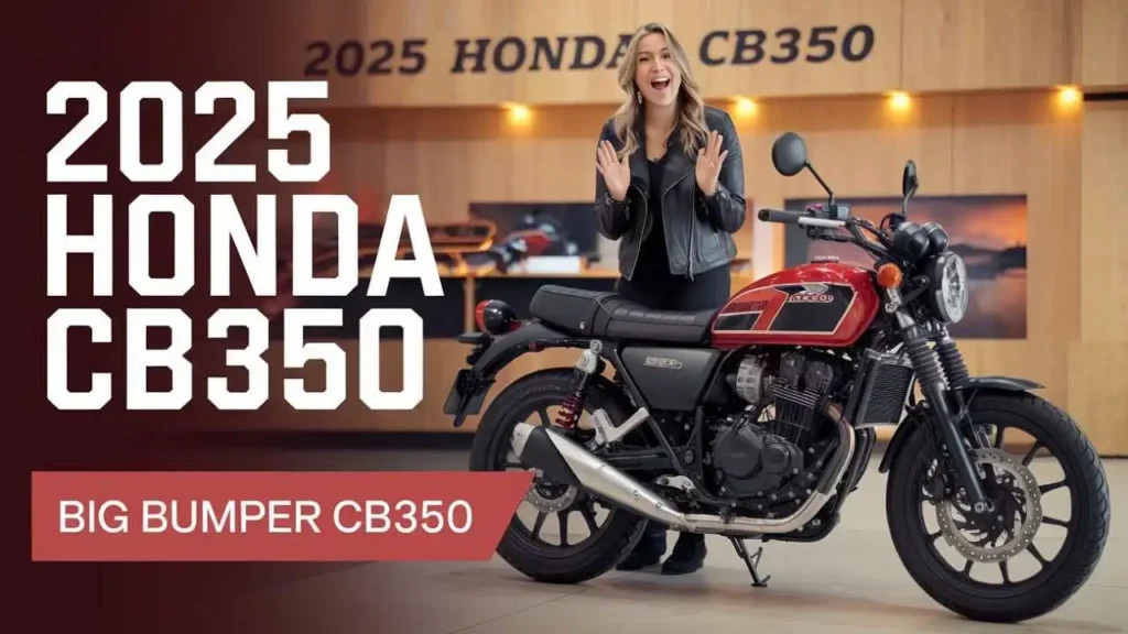 Image of the new 2025 Honda CB 350 bike